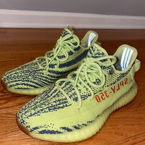 Yeezy boost 350 yellow semi frozen